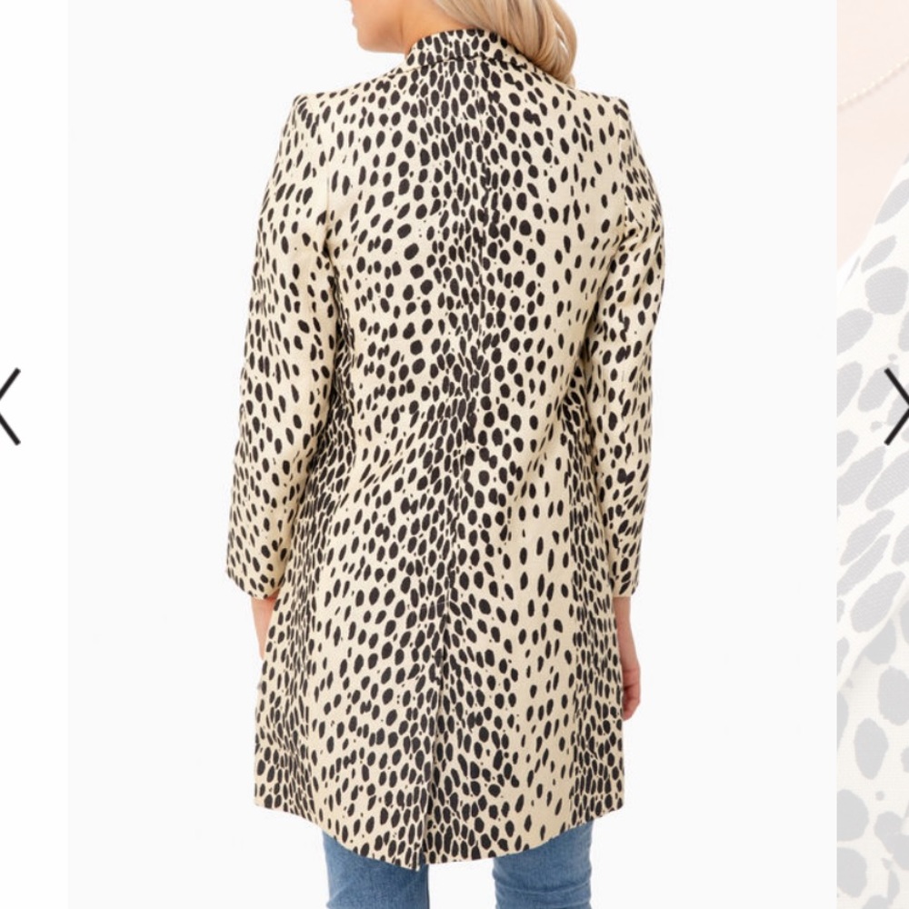 Emerson Fry Leopard Wingtip Coat, size 2, like new - Picture 6 of 8